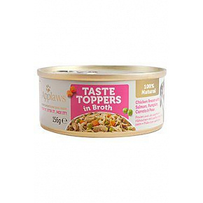 Applaws Dog konz. Toppers Broth csirke lazaccal 156g