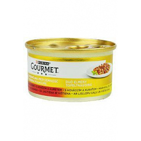 Gourmet Gold hátrányai. macskamenta. kettő.a francba.és csirke 85g Gourmet Gold hátrányai. macskamenta. kettő.a francba.és csirke 85g