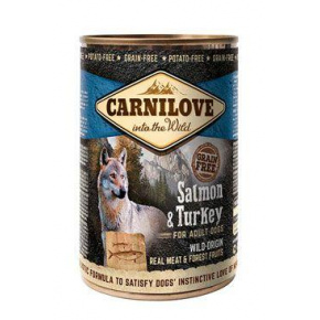 Carnilove Wild Cons Meat Lazac és pulyka 400g