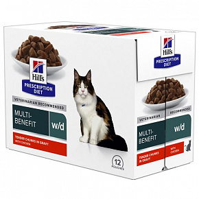 HILLS PD Fe Adult w/d DIABETES&WEIGHT LOSS Csirke Tasak 12 x 85 g HILLS PD Fe Adult w/d DIABETES&WEIGHT LOSS Csirke Tasak 12 x 85 g