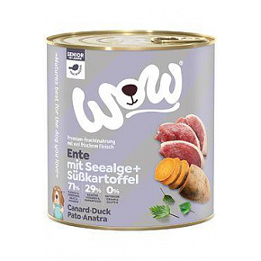 WOW Dog konz. Idős kacsa édesburgonyával 800g