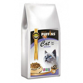 Puffins Cat Delicate Marhahús és Tonhal 10kg Puffins Cat Delicate Marhahús és Tonhal 10kg