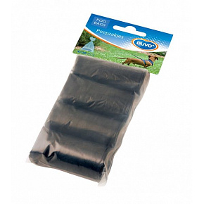 DUVO+ zsákok kutyaürülék gyűjtésére fekete 4 x 20 db DUVO+ zsákok kutyaürülék gyűjtésére fekete 4 x 20 db