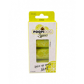 DUVO+ zacskók kutyaürülék gyűjtésére citrus illattal, csomag. 4 tekercs DUVO+ zacskók kutyaürülék gyűjtésére citrus illattal, csomag. 4 tekercs