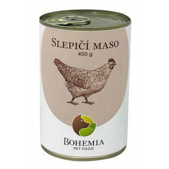BOHEMIA Csirkehús saját lében 400g