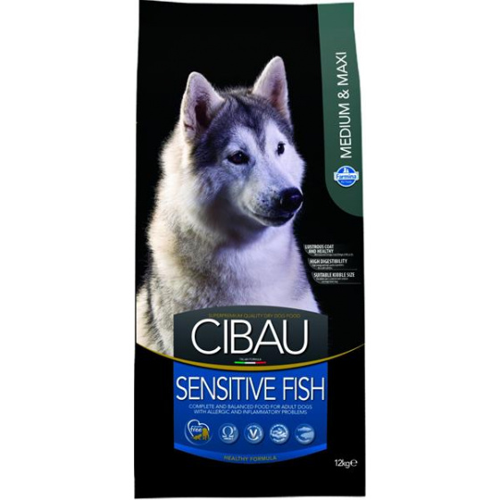 CIBAU Medium & Maxi Sensitive Fish 12 kg