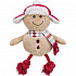 Karácsonyi játék kutyáknak Xmas GINGERBREAD plüss/pamut 34cmTR
