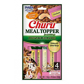 Churu Dog Meal Topper csirke lazacos recept 4x14g Churu Dog Meal Topper csirke lazacos recept 4x14g