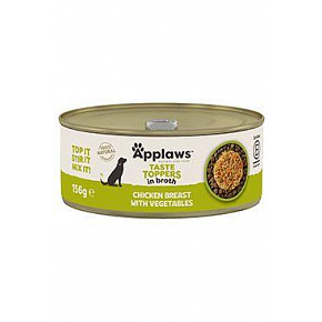 Applaws Dog konz. Toppers Broth csirke zöldségekkel 156g