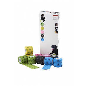 KRUUSE Fun-Flex kisállat kötszer 5 cm x 4,5 m, 10 db