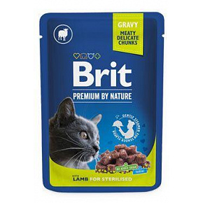 Brit Premium Cat pocket Bárány sterilizált 100g Brit Premium Cat pocket Bárány sterilizált 100g