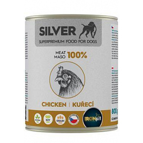 IRONpet Silver Dog konz. Csirke 800g