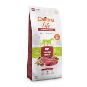 Calibra Dog Life Junior Junior Large Friss marhahús 2,5kg