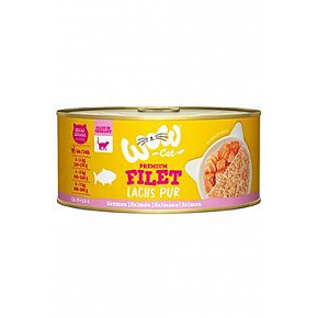 WOW Macska konz. Adult Filet PUR lazac 70g