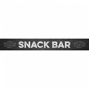 TOPPER - tábla SNACK BAR felirattal a #9021, 9024-hez 117.5 x 15.5 cm