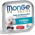MONGE FRESH - pástétom és tonhalas darabok 100 g kutyáknak