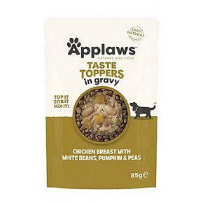 Applaws Dog kapsa Toppers Gravy kuře s fazolk.dýní 85g