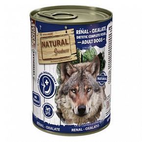 Natural Greatness RENAL OXALATE, állatorvosi diéta, konzerv kutyáknak 400g Natural Greatness RENAL OXALATE, állatorvosi diéta, konzerv kutyáknak 400g