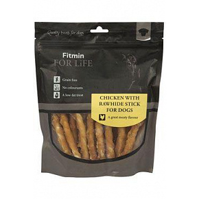 Fitmin FL kutyaeledel csomag. Treats Csirke bivalyrúdon 400g Fitmin FL kutyaeledel csomag. Treats Csirke bivalyrúdon 400g