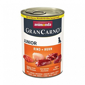GRANCARNO JUNIOR - marhahús + csirke 400g