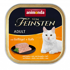 ANIMONDA pástétom ADULT - baromfi, borjúhús macskáknak 100g