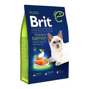 Brit Premium Cat by Nature Sterilizált lazac 300g Brit Premium Cat by Nature Sterilizált lazac 300g
