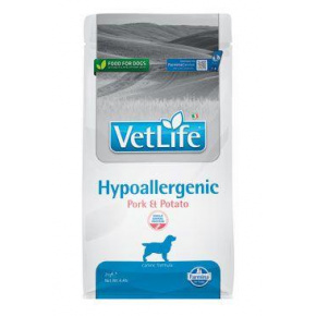 Vet Life Natural DOG Hypo sertéshús és burgonya 2kg