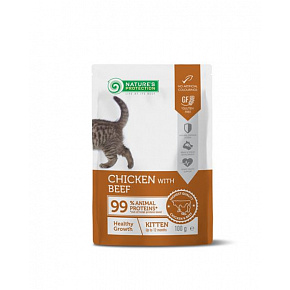 Natures P TASAKOK cat kitten csirke & marha 22 x 100 g Natures P TASAKOK cat kitten csirke & marha 22 x 100 g