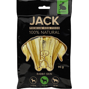 Jack nyúlbőr jutalomfalat 90 g Jack nyúlbőr jutalomfalat 90 g