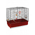 REKORD 4P ketrec 60x32,5x57,5cm fekete-piros FP
