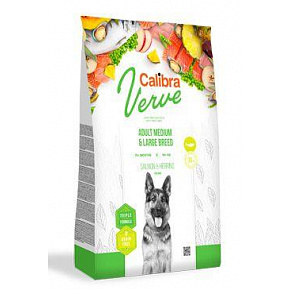 Calibra Dog Verve GF Adult M&L Lazac&Hering 12kg Calibra Dog Verve GF Adult M&L Lazac&Hering 12kg
