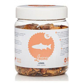 Raw Raw csemege fagyasztva szárított lazachús 110g Raw Raw csemege fagyasztva szárított lazachús 110g