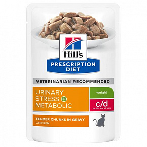HILLS PD Fe c/d Adult URINARY STRESS+METABOLIC Kapsička 1 bal/12 x  85 g