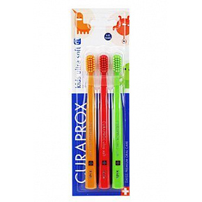 Fog.Curaprox CS Kids fogkefe 4-12 éveseknek 3 db