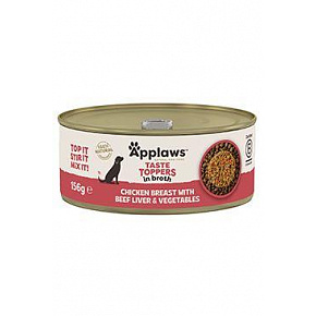 Applaws Dog konz. Toppers Broth csirke.mell és máj 156g