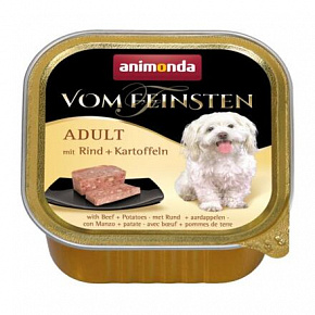 ANIMONDA pástétom ADULT - marhahús, burgonya kutyáknak 150g ANIMONDA pástétom ADULT - marhahús, burgonya kutyáknak 150g