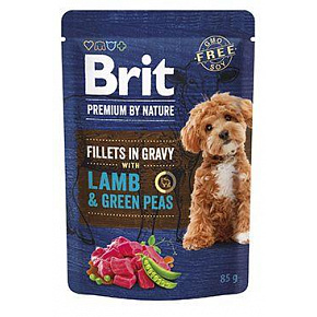 Brit Premium Dog Fillets Gravy Bárány&Zöldborsó 85g
