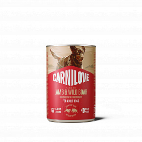 Carnilove Dog Can Paté Készítve Bárány & Vaddisznóval 400 g