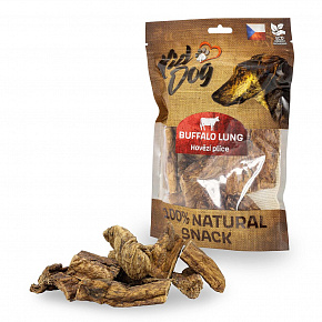 KIDDOG 100% Természetes Snack, marha tüdő 4-8 cm/ 80 g