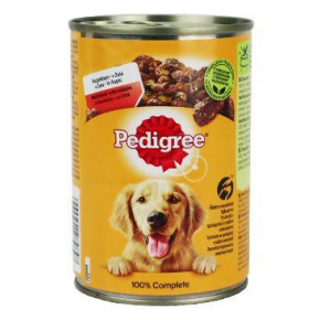 Pedigree felnőtt marhahús konzerv zselében 400g