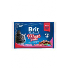 Brit Prémium macskahús tányér 400g (4x100g)