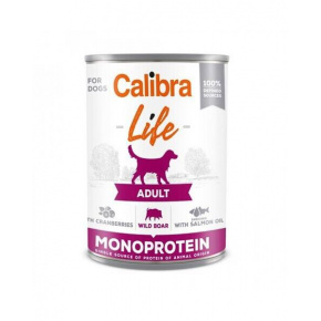 Calibra CONZERVA kutya Adult Life Vaddisznó & Áfonya 6 x 400g