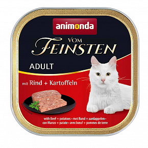 ANIMONDA pástétom ADULT - marhahús + burgonya macskáknak100g
