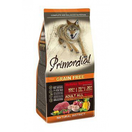 Primordial Dog GF Adult Bivaly és Makréla 12kg