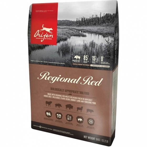 Orijen Dog Regional Red 2 x 11,4 kg + INGYENES SZÁLLÍTÁS