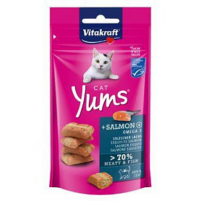Vitakraft Cat csemege. Yums lazac 40g