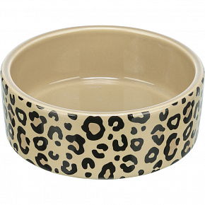 LEO tál, kerámia, 1 l/ø 18 cm, leopárdmintás LEO tál, kerámia, 1 l/ø 18 cm, leopárdmintás