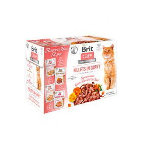 Brit Care Cat Ízletes doboz Filé Gravy-ben 12 x 85 g