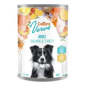 Calibra Dog Verve konz.GF Adult Lazac és pulyka 400g