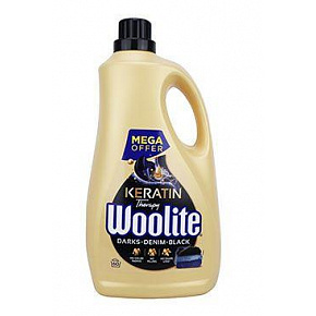 Woolite Keratin Darks mosógél.Fekete 3,6l, 60 adag